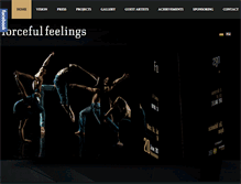 Tablet Screenshot of forcefulfeelings.com